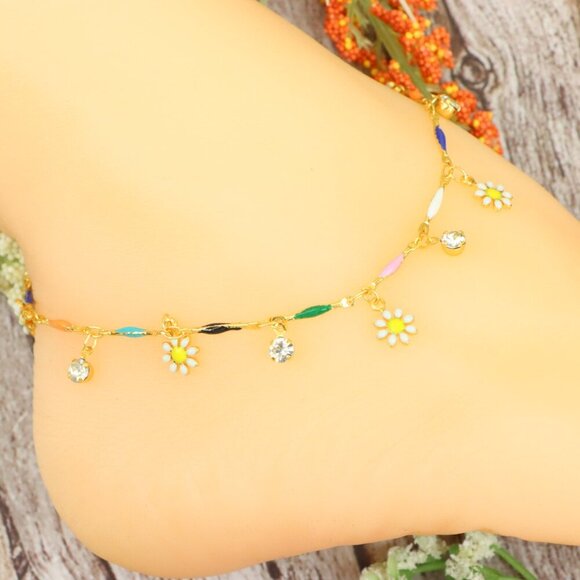 "Dainty Anklet for Women – Elegant Everyday Jewelry & Perfect Gift | MLCRC1493 - Picture 5 of 10